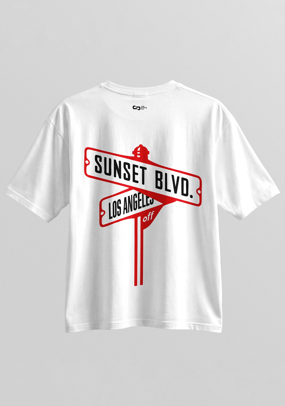 Camiseta Blanca Sunset BLVD.