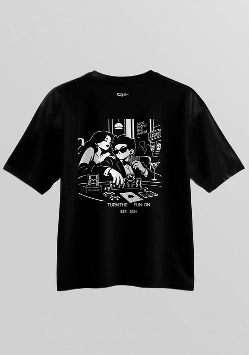 Camiseta Negra Off Style