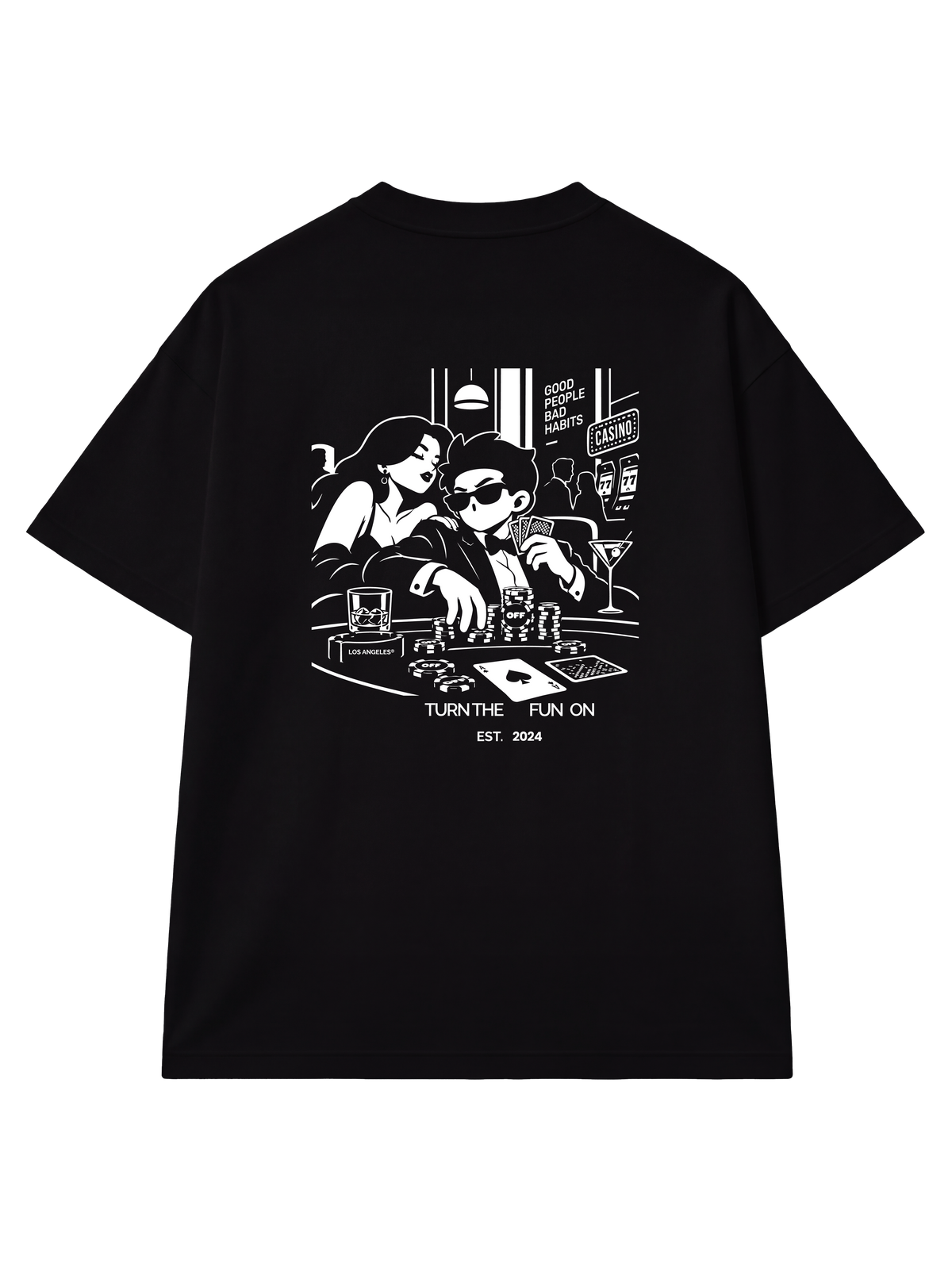 LOST Off Style T-Shirt Black